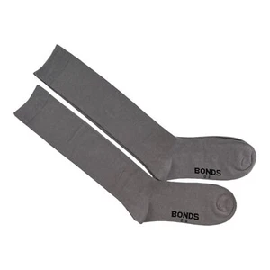 6 Pairs X Bonds Kids Unisex School Knee Hi Grey Socks - Picture 1 of 4