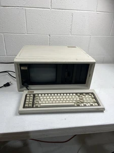 Valigetta portatile vintage Compaq Plus computer pc - Foto 1 di 11