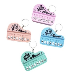 2X(Keychains for Electronic Keyboard, Instrument Keychains  Size Micro-Type1018 - Foto 1 di 8