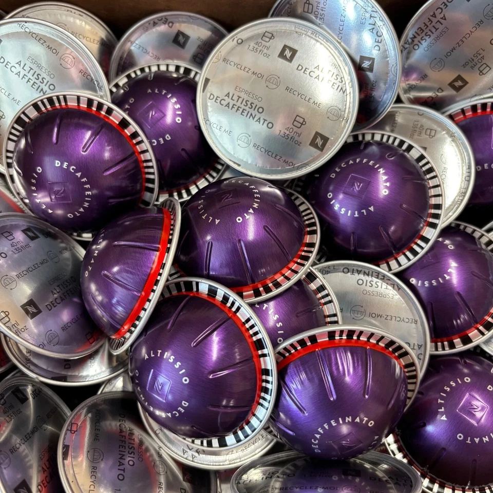 Cápsulas Nespresso Vertuo Altissio Decaffeinato Espresso Tostado Oscuro 50ct SUELTAS Foto 1 de 1