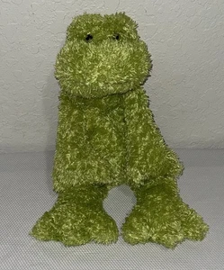 Jellycat London Bunglie Frog Green Plush Stuffed Animal Toy Retired Rare - Picture 1 of 5