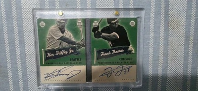 2013 panini americas pastime Auto Griffrey Jr/Thomas - Image 1 of 2