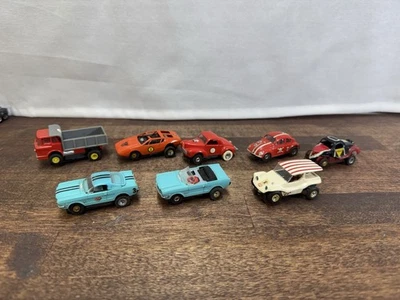 Lote de Coches Ranura De Colección - Aurora Thunderjet, TJet Mustang, Convertible, Etc Foto 1 de 4