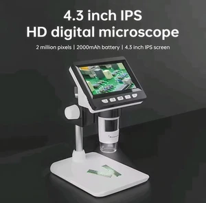 Digital Microscope 1000X Zoom 1080P LCD Microscope PC View Coin Magnifier - Picture 1 of 7