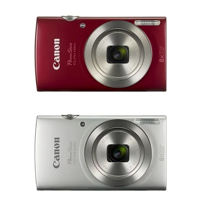 Canon PowerShot ELPH 180 20MP Digital Camera 8x Optical Zoom with Accessories - Image 1 of 4