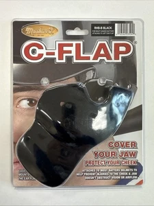 Markwort C-Flap Facial Protection for Right Handed Batters, Black  RHB-B - Picture 1 of 4