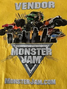 7 MONSTER TRUCK JAM GRAVE DIGGER VENDOR gelbe Crew T-Shirts SET Nascar Rennwagen - Bild 1 von 4
