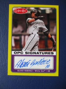 2009 OPC Signatures O-Pee-Chee Autographed S-AR Alexei Ramirez White Sox - Picture 1 of 2