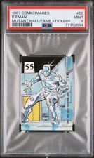 PSA 9 1987 Iceman Mutant Hall of Fame Stickers Comic Images #55