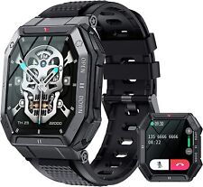 Smartwatch Bluetooth Herren Luxus Armband Fitness Herzfrequenz Pulsuhr Blutdruck