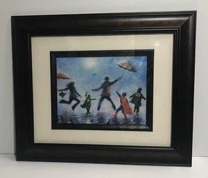 Gerahmter Vickie Wade Kinderdruck ""Singin in the rain"" Batman Superman - Bild 1 von 5