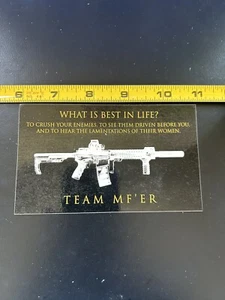TEAM MF-ER Vinyl Sticker Decal - Picture 1 of 2