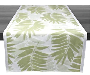 NWT SIMON 19x59" PEARCE EKELUND Sweden Tropical Fern Organic Cotton Table Runner - Picture 1 of 7