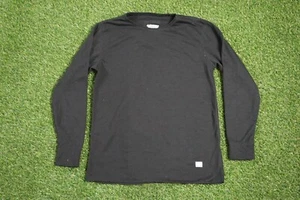 Polarmax Base Layer Shirt Youth Large Black Long Sleeve USA Made Technical - Picture 1 of 10