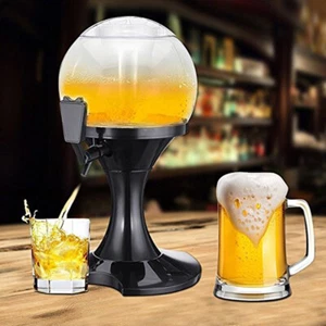 3.5L Ice Core Beer Tower Beverage Dispenser Machine Beer Container Pourer Bar - Picture 1 of 10