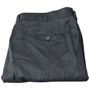 Zignone Trousers Gray Cashmere Wool Mens size 42 42x37.5 UNHEMMED unaltered - Picture 1 of 12