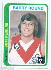 1979 Scanlens (73) Barry ROUND South Melbourne ""