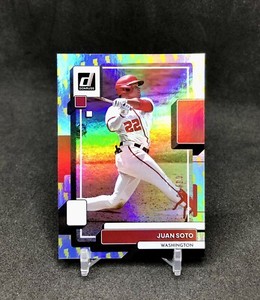 2022 Donruss Baseball Juan Soto /25 VOLTAGE FOIL SSP No. 225 “CHILDISH BAMBINO”