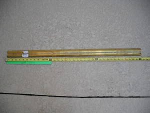 Lot of 2 K&S Engineering Metals 9613 Brass Angle, 5/8 x .015, 36" Long, HO R/C - Picture 1 of 11