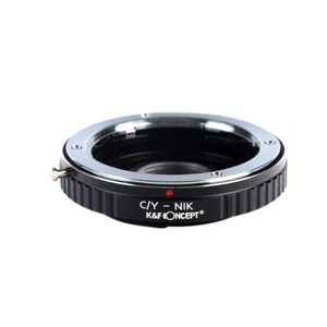 K&F Concept adapter with glass for Contax Yashica mount lens to NIKON F camera - Picture 1 of 9