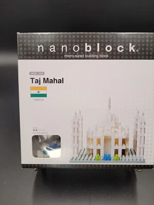Nanoblock Taj Mahal Micro Building Blocks Level 2 420+ Pieces Ohio Art - Image 1 of 4