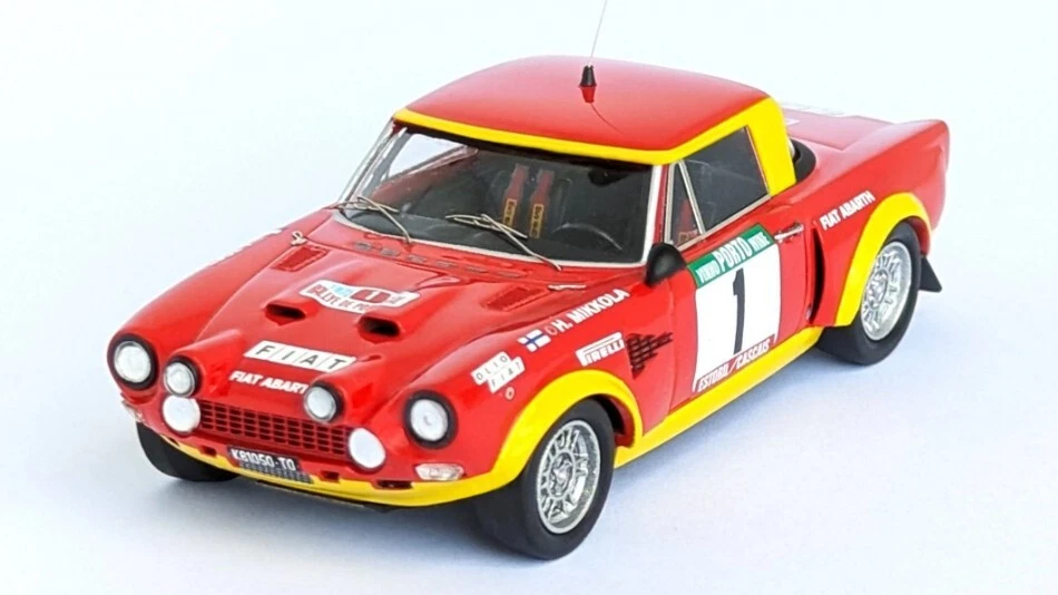 Modellino auto scala 1:43 Trofeu FIAT 124 ABARTH RALLY OF PORTUGAL modellismo... - Immagine 1 di 1