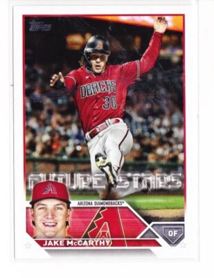 2023 Jake McCarthy Topps Series 2 Future Stars Arizona Diamondbacks #422 - Image 1 of 2