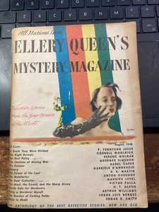 Ellery Queen's Mystery Magazine August 1948 - Borges first English Language - Bild 1 von 5