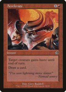 4x Accelerate - LP - Torment - SPARROW MAGIC mtg - Picture 1 of 1