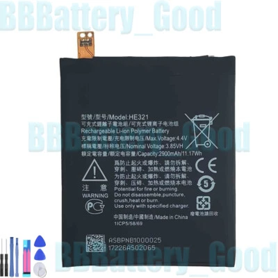 Repuesto Batería Para Nokia 5 2900mAh (HE321) NK5 Dual SIM5 (TA-1053DS) Nuevo Foto 1 de 4