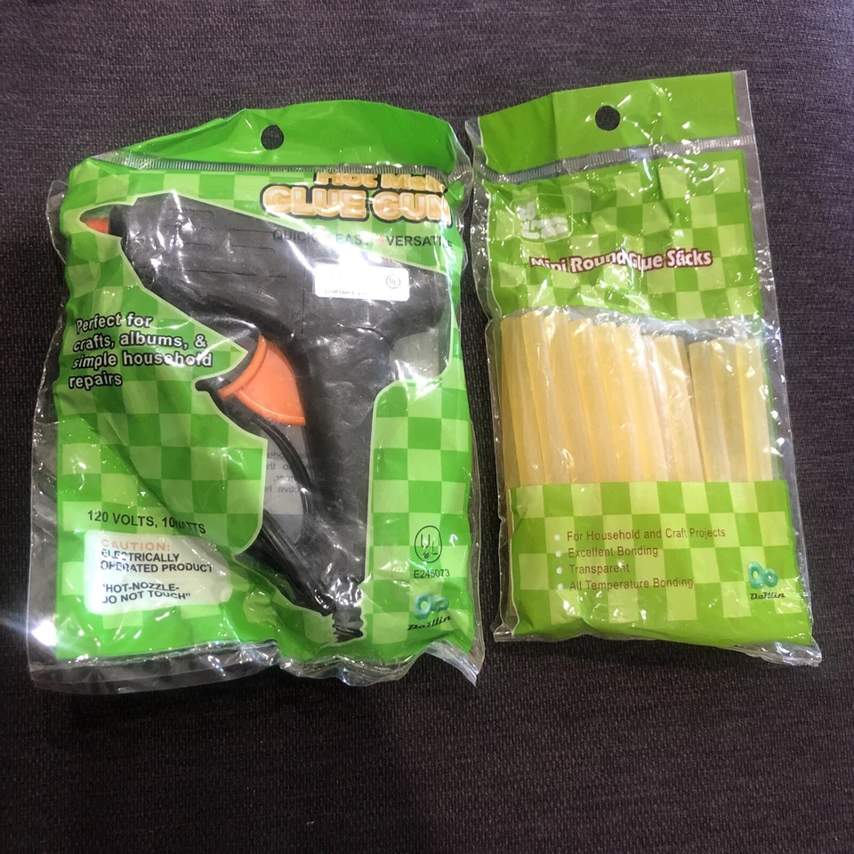 Mini Hot Melt Glue Gun 10 Watts Home Craft Projects for 7mm Dia Sticks