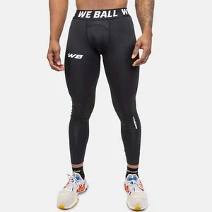Athletic Compression Tights (Black) - For Basketball, Football & Lacrosse - Picture 1 of 4