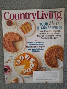 Country Living Magazine, November 2014. Thanksgiving  Rustic Charm Quilts - Picture 1 of 2