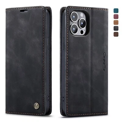 CaseMe For Xiaomi 13 14 Redmi Note 11 12 13 14 PU Leather Wallet Case Card Cover Foto 1 de 4