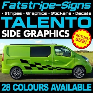 passend für FIAT TALENTO GRAFIK AUFKLEBER STREIFEN DAY VAN CAMPER SWB LWB L1 L2 H1 H2 - Bild 1 von 2