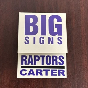 2003-04 Fleer Vince Carter Big Signs 15 of 15 BS Toronto Raptors HOF - Picture 1 of 3