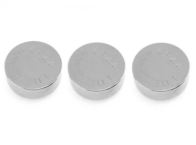 Pile (x3) alcalina orologi batteria bottone LR44 AG13 L1154 357 SR44 1,5V 120mAh - Image 1 of 4