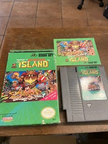 Adventure Island complete Box/Manual NES Nintendo