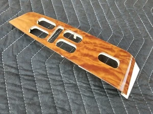 00-06 MERCEDES W220 S430 S500 600 Front Left Door Master Window Switch Wood Trim - Picture 1 of 8