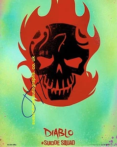 OFERTA Autógrafo Jay Hernández Escuadrón Suicida Chato Santana El Diablo UACC RD 96 - Imagen 1 de 1