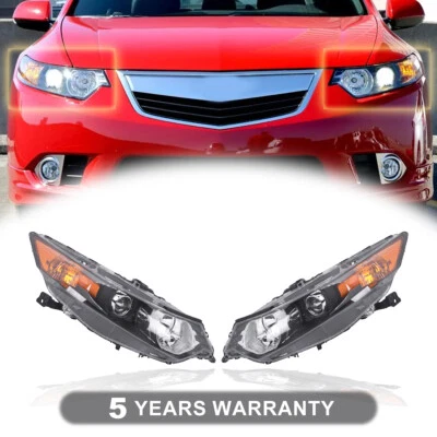 Conjunto de faros delanteros izquierdo y derecho para Acura TSX 2009-2014 33101TL0A02 Foto 1 de 4