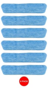Paquete de 6 almohadillas de fregona de microfibra limpieza real simple relleno de polvo ecológico - Imagen 1 de 2