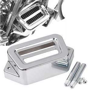 Chrome Rectifier Voltage Regulator Cover Trim 74543-00 for Harley Touring Glide - Picture 1 of 9