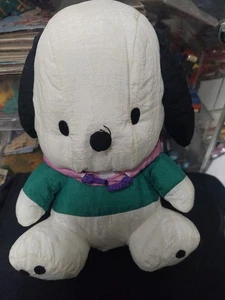 Vintage Sanrio Pochacco 9,5 Zoll Plüsch Nylon - Bild 1 von 4
