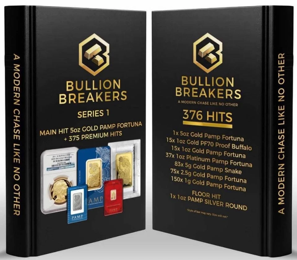 Bullion Breakers серия 1 - Современная коробка Mystery Chase для слитков (чеканка 3000 шт.) - Изображение 1 из 1
