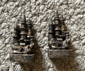 Set 2 figurine da collezione 1/2" castello medievale mini castello fantasia - Foto 1 di 5