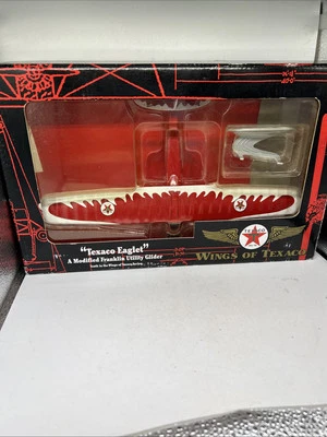 ERTL Wings of Texaco Texaco Eaglet Franklin Utility Glider 10th in Series Bank - Image 1 of 4