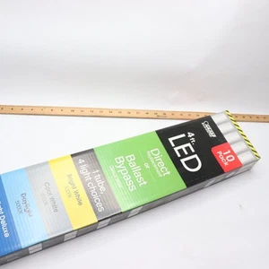 (10-Pk) Feit Electric Ballast Bypass Linear LED Tube Light Bulb 18-Watt G13 Type - Picture 1 of 4