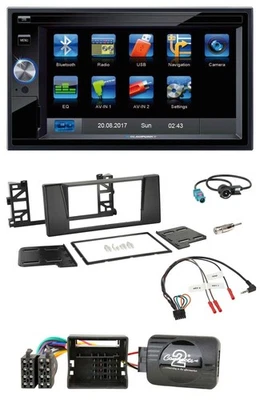 Blaupunkt Lenkrad USB Bluetooth TMC 2DIN Navigation für BMW 5er E39 01-04 Aktivs - Bild 1 von 4