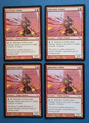 Magic the Gathering MTG Mirrodin SPIKESHOT GOBLIN  X 4 LP/EX  C  2003 NICE! - Image 1 of 2